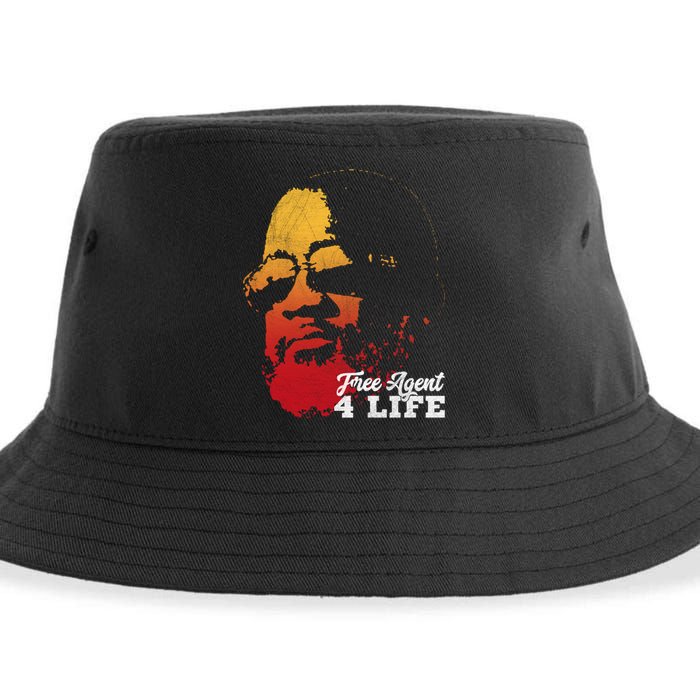 Free Agent 4 Life Coach Gang Wear Retro Graphic Tee Sustainable Bucket Hat