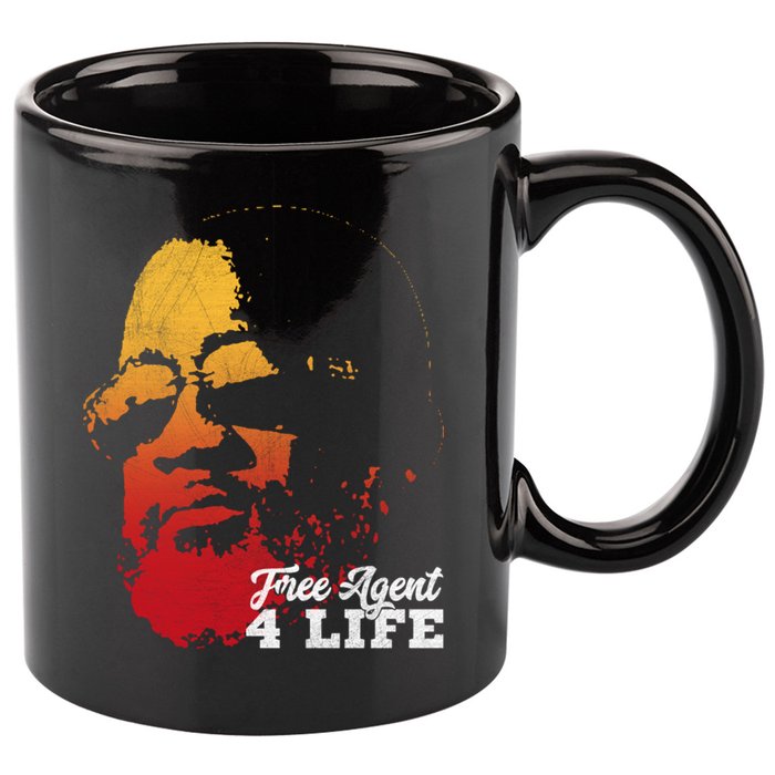 Free Agent 4 Life Coach Gang Wear Retro Graphic Tee 11oz C Handle Ceramic Mug