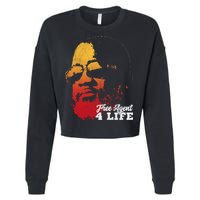 Free Agent 4 Life Coach Gang Wear Retro Graphic Tee Cropped Pullover Crew
