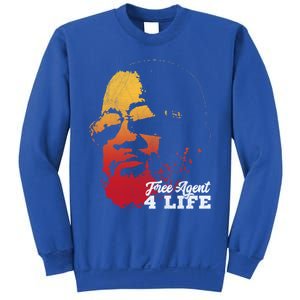 Free Agent 4 Life Coach Gang Wear Retro Graphic Tee Sweatshirt