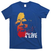 Free Agent 4 Life Coach Gang Wear Retro Graphic Tee T-Shirt