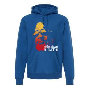 Free Agent 4 Life Coach Gang Wear Retro Graphic Tee Premium Hoodie