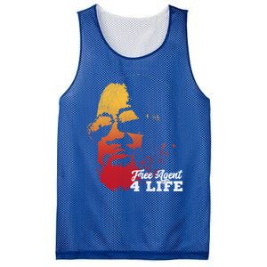 Free Agent 4 Life Coach Gang Wear Retro Graphic Tee Mesh Reversible Basketball Jersey Tank