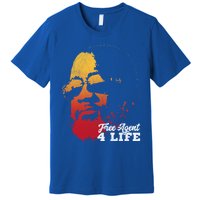 Free Agent 4 Life Coach Gang Wear Retro Graphic Tee Premium T-Shirt