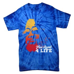 Free Agent 4 Life Coach Gang Wear Retro Graphic Tee Tie-Dye T-Shirt