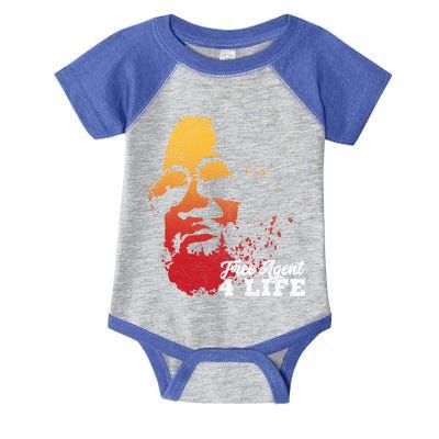 Free Agent 4 Life Coach Gang Wear Retro Graphic Tee Infant Baby Jersey Bodysuit