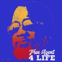 Free Agent 4 Life Coach Gang Wear Retro Graphic Tee Womens T-Shirt