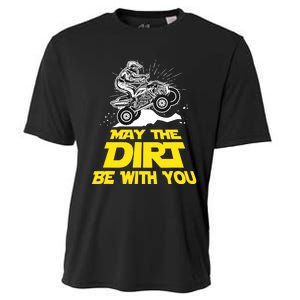 Funny ATV 4 Wheeler Quad Riding May The Dirt Be With You Cooling Performance Crew T-Shirt