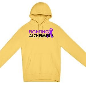 Fighting Alzheimer's Premium Pullover Hoodie