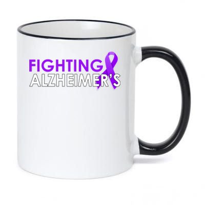 Fighting Alzheimer's 11oz Black Color Changing Mug