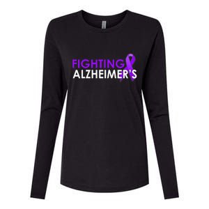 Fighting Alzheimer's Womens Cotton Relaxed Long Sleeve T-Shirt