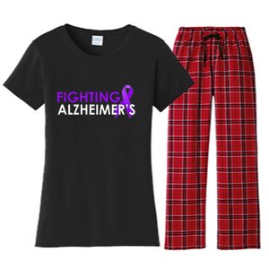 Fighting Alzheimer's Women's Flannel Pajama Set