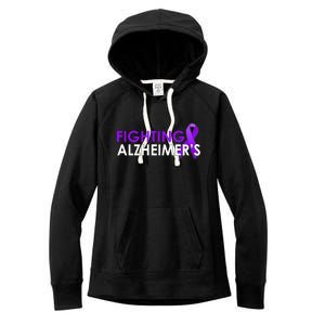 Fighting Alzheimer's Women's Fleece Hoodie