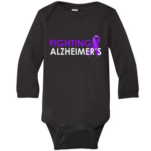 Fighting Alzheimer's Baby Long Sleeve Bodysuit