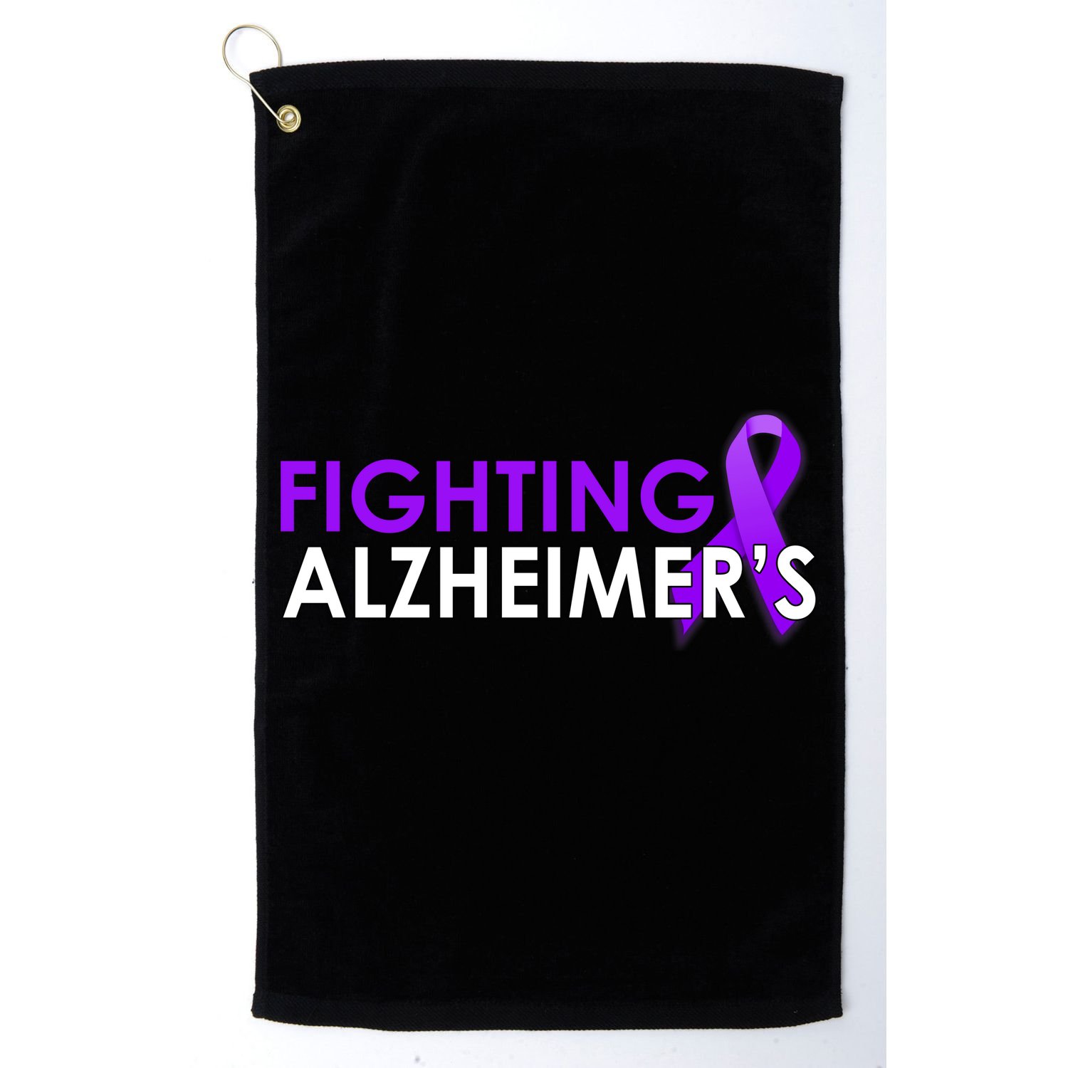 Fighting Alzheimer's Golf Towel