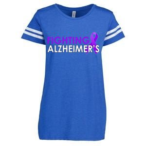 Fighting Alzheimer's Enza Ladies Jersey Football T-Shirt