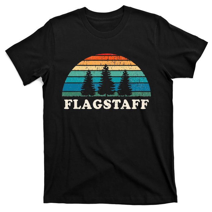 Flagstaff Az 70s Retro Throwback Design T-Shirt