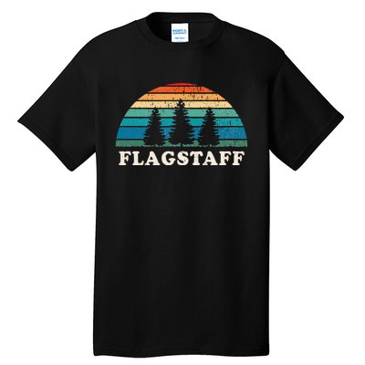 Flagstaff Az 70s Retro Throwback Design Tall T-Shirt