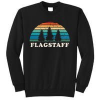 Flagstaff Az 70s Retro Throwback Design Tall Sweatshirt