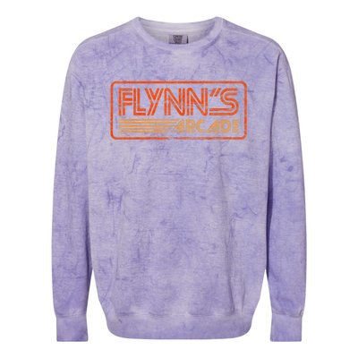 FLYNNS ARCADES 80S RETRO Colorblast Crewneck Sweatshirt