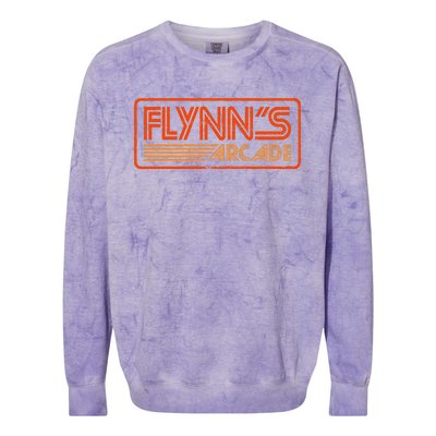 Flynn&39;s Arcade ✅ 80s Retro Colorblast Crewneck Sweatshirt