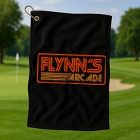 Flynn&39;s Arcade ✅ 80s Retro Golf Towel