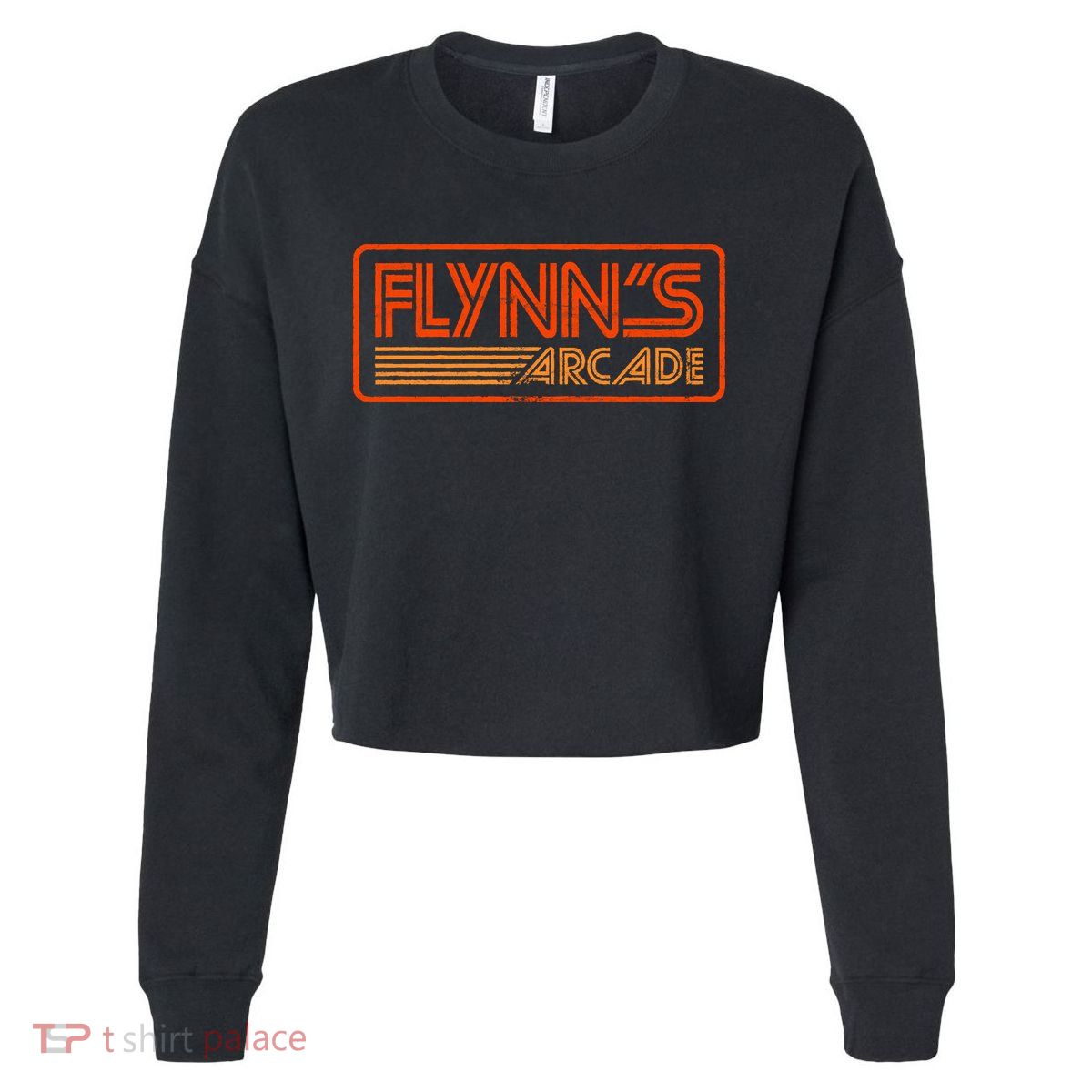 Flynn&39;s Arcade ✅ 80s Retro Cropped Pullover Crew