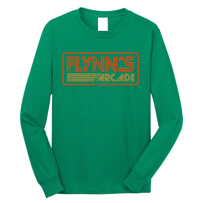 Flynn&39;s Arcade ✅ 80s Retro Long Sleeve Shirt