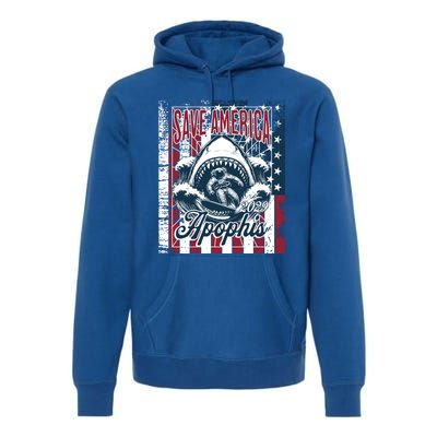 Funny Asteroid 99942 Astronaut Surfing Apophis 2029 Gift Premium Hoodie