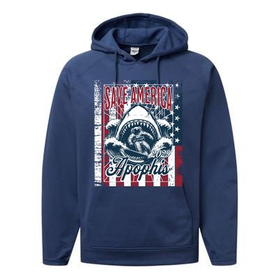 Funny Asteroid 99942 Astronaut Surfing Apophis 2029 Gift Performance Fleece Hoodie