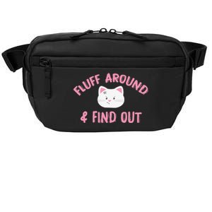 Fluff Around And Find Out Funny Cat Lover Cat Dad Cat Mom Crossbody Pack