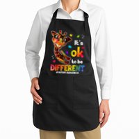 Funny Autism Awareness Its Ok To Be Different Giraffe Apron