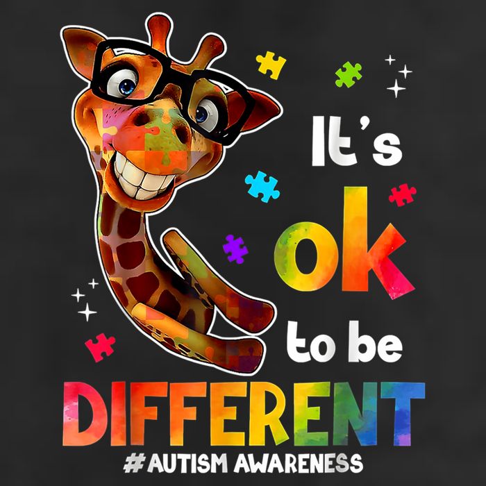 Funny Autism Awareness Its Ok To Be Different Giraffe 15oz Campfire Ceramic Mug