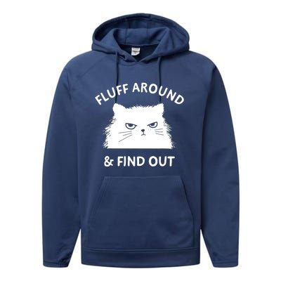 Fluff Around And Find Out Performance Fleece Hoodie