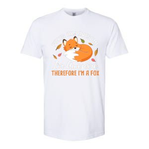 Foxes Are Awesome IM Awesome Therefore IM A Fox Gift Softstyle CVC T-Shirt