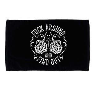 Fuck Around And Find Out Gifts Microfiber Hand Towel