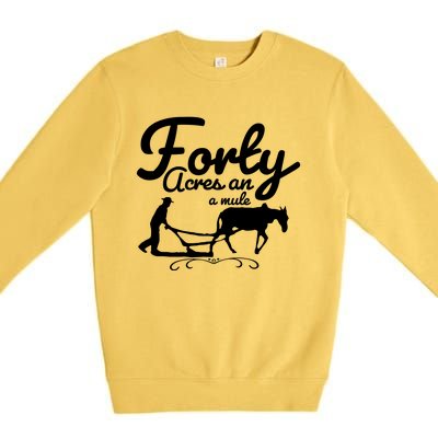 Forty Acres And A Mule Premium Crewneck Sweatshirt