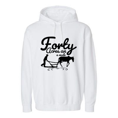 Forty Acres And A Mule Garment-Dyed Fleece Hoodie