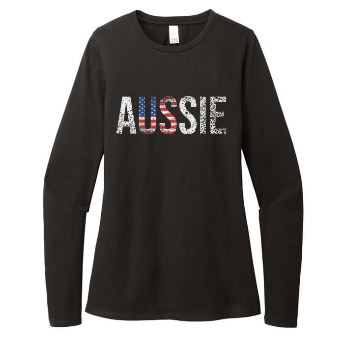 Funny Aussie Australia Gift For Women Cool Australian Womens CVC Long Sleeve Shirt