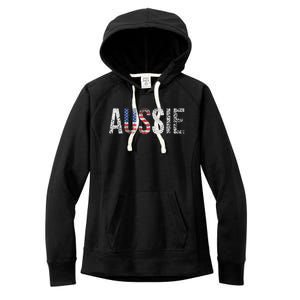 Funny Aussie Australia Gift For Women Cool Australian Women's Fleece Hoodie