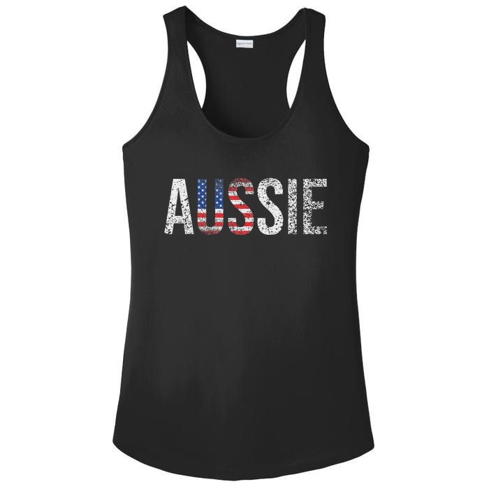 Funny Aussie Australia Gift For Women Cool Australian Ladies PosiCharge Competitor Racerback Tank