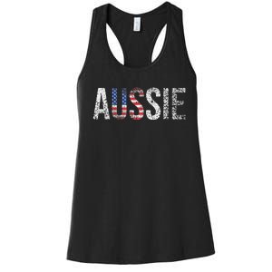 Funny Aussie Australia Gift For Women Cool Australian Women's Racerback Tank