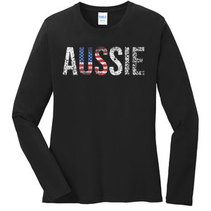 Funny Aussie Australia Gift For Women Cool Australian Ladies Long Sleeve Shirt