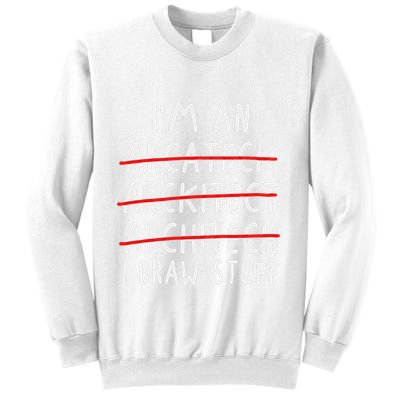Funny Architect Art Women Future Architecture Pun Lovers Sweatshirt