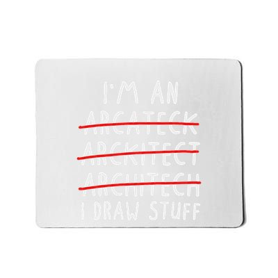 Funny Architect Art Women Future Architecture Pun Lovers Mousepad