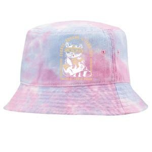 Forage Around And Find Out Tactical Trash Panda Great Gift Tie-Dyed Bucket Hat