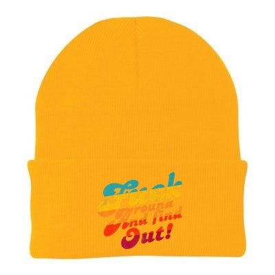 Fuck Around And Find Out FAFO F Around And Find Out Premium Knit Cap Winter Beanie