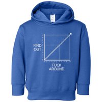 Fuck Around And Find Out Funny Graph Chart Joke Math Toddler Hoodie