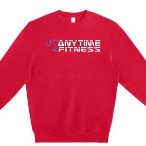 Fitness At Any Time Premium Crewneck Sweatshirt