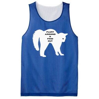 Fluff Around And Find Out Mesh Reversible Basketball Jersey Tank